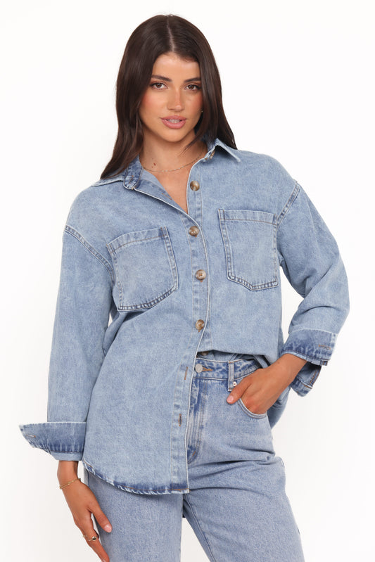 Anicia Denim Shirt - Light
