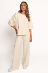 Ash Knitted T-Shirt - White
