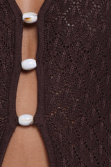Asplie Knit Top - Espresso