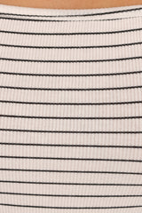 Bardot Top - Stripe