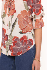 Bertha Top - Fall Floral