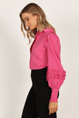 Bettina Shirt - Fuchsia