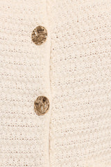 Blair Knit Vest - White