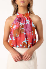 Blaise Halter Top - Pink Azalea