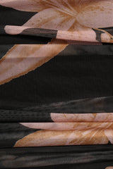 Bloise Long Sleeve Top - Black Floral