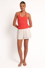 Boston Halter Top - Coral