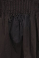 Carson Pleated Top - Black