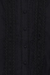 Catania Lace Inset Top - Black