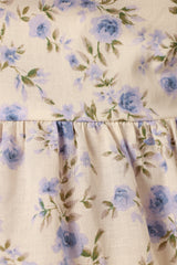 Celia Top - Ivory Blue
