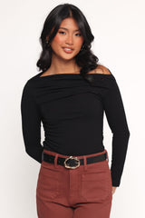 Cer Knit Top - Black