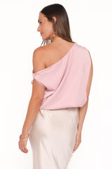 Chandler Off Shoulder Top - Pink