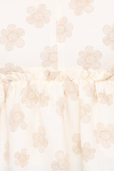 Cielo Top - Sand Beige Floral