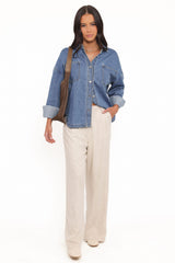 Cornelia Denim Shirt - Blue