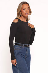 Darma Long Sleeve Top - Black