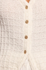 Davis Knit Vest - White