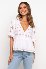 Dawston Top - White