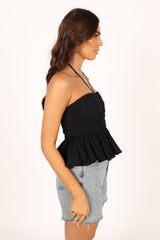 Dede Halter Top - Black
