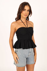 Dede Halter Top - Black