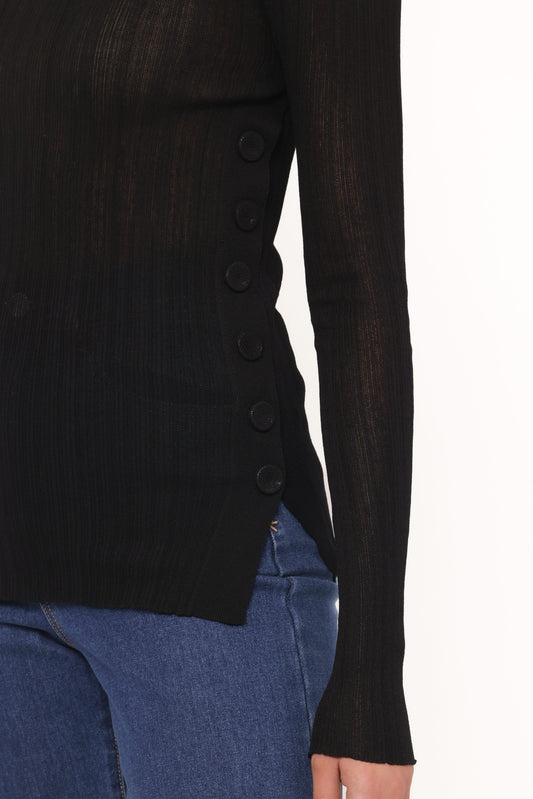 Delphine Top - Black