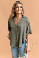 Dion Top - Olive