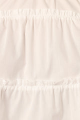 Elaine Ruffle Top - Off White