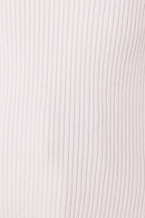 Emily Rib Top - White