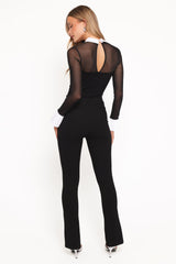 Ethan Tuxedo Bodysuit - Black