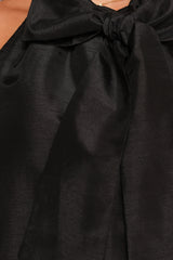 Faith Bow Top - Black