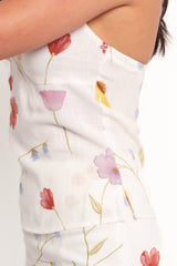Fletch Halterneck Top - Ditsy Floral