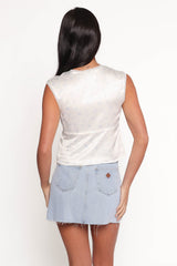 Ingrid Top - Cream Ditsy
