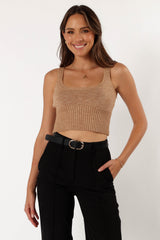 Isabel Sweater Top - Beige