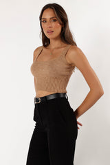 Isabel Sweater Top - Beige
