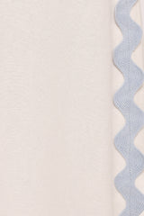 Jasinta Top - Cream Blue