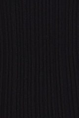 Junia Tie Back Knit Top - Black