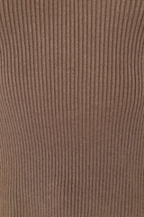 Jupiter Long Sleeve Knit Top - Mocha