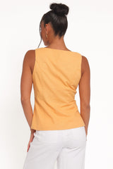 Kalyssa Asymmetrical Vest - Mango