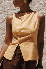 Kalyssa Asymmetrical Vest - Mango