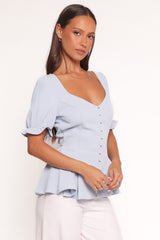 Kameran Top - Pale Blue