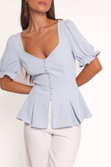 Kameran Top - Pale Blue