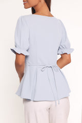 Kameran Top - Pale Blue