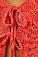 Kendall Knit Top - Red