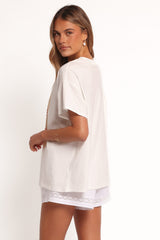 Krabi Beach Graphic Tee - White
