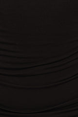 Lainey Twist Knit Top - Black