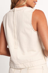 Levi Top - Ecru