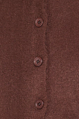 Lilith Knit Top - Chocolate Brown