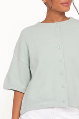 Lilith Knit Top - Sage