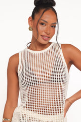 Lorna Knitted Top - Off White