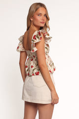 Lyric Ruffle Top - Mon Cheri
