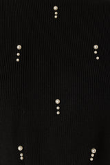 Malani Beaded Top - Black