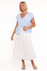 Mariana Knit Vest - Pale Blue
